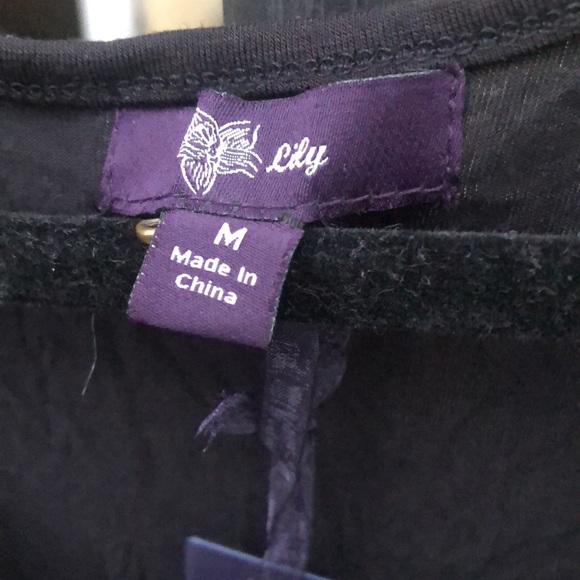 🚨B2G1 New LILY Black Asymmetrical Sleeveless Top - Picture 4 of 5